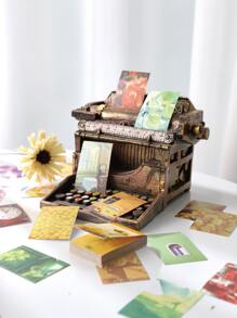 1 Stück Aufkleber mit vermischtem Muster, zufällig