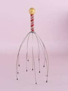 頭皮按摩器 - 紅色 - 查看 2