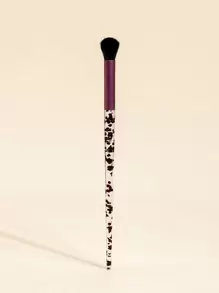 眼影刷，1支装，新手化妆刷，柔软毛质，不沾粉，自然晕染，易于上妆，眉刷，眼影刷，螺旋刷 - 紫色 - 查看 1