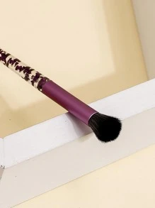 眼影刷，1支装，新手化妆刷，柔软毛质，不沾粉，自然晕染，易于上妆，眉刷，眼影刷，螺旋刷 - 紫色 - 查看 5