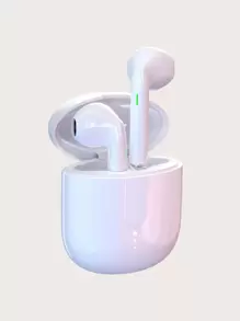 素色真正無綫立體聲頭戴式耳機 - 白色 - 查看 2