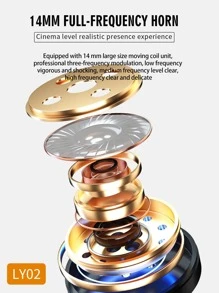 素色真正無綫立體聲頭戴式耳機 - 白色 - 查看 5