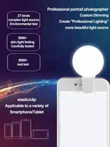 Anillo de luz para móvil - Blanco - Ver 7