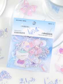 40pcs Mixed Pattern Sticker - Multicolor - View 1