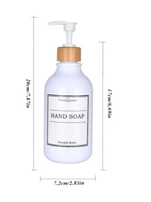 2pcs 500ml Lotion Dispenser - White - View 3