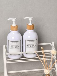 2pcs 500ml Lotion Dispenser - White - View 5