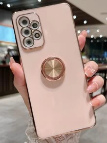 簡約風指環扣手機殼 - 粉色 - 查看 2