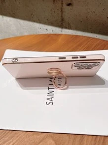 簡約風指環扣手機殼 - 粉色 - 查看 4