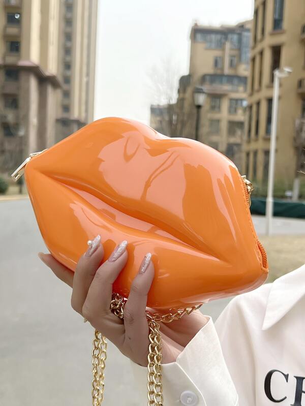 Lip Design Chain Novelty Bag SHEIN USA