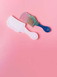 1入組梳子形狀DIY矽膠模具 - 白色 - 查看 1