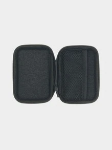 5 Inch Cartoon Graphic Data Cable Storage Bag - Black - View 4