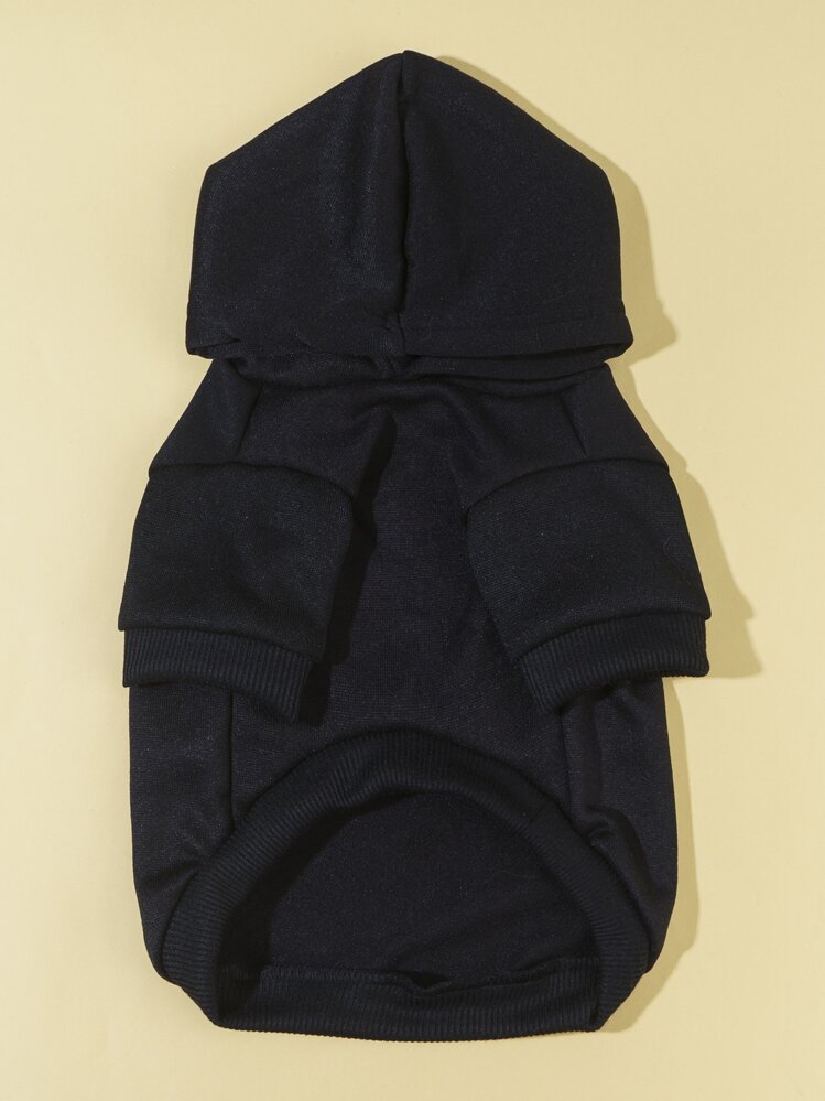 PETSIN Letter Graphic Pet Hoodie For Dogs - Cozy Hoodie For Dogs; Suitable For Autumn And Winter Walks, Relaxing At Home, Festive Holiday Outings, Family Events, And Everyday Comfort. - Black - View 5