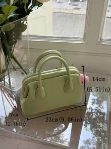 Double Handle Bag - Green - View 5