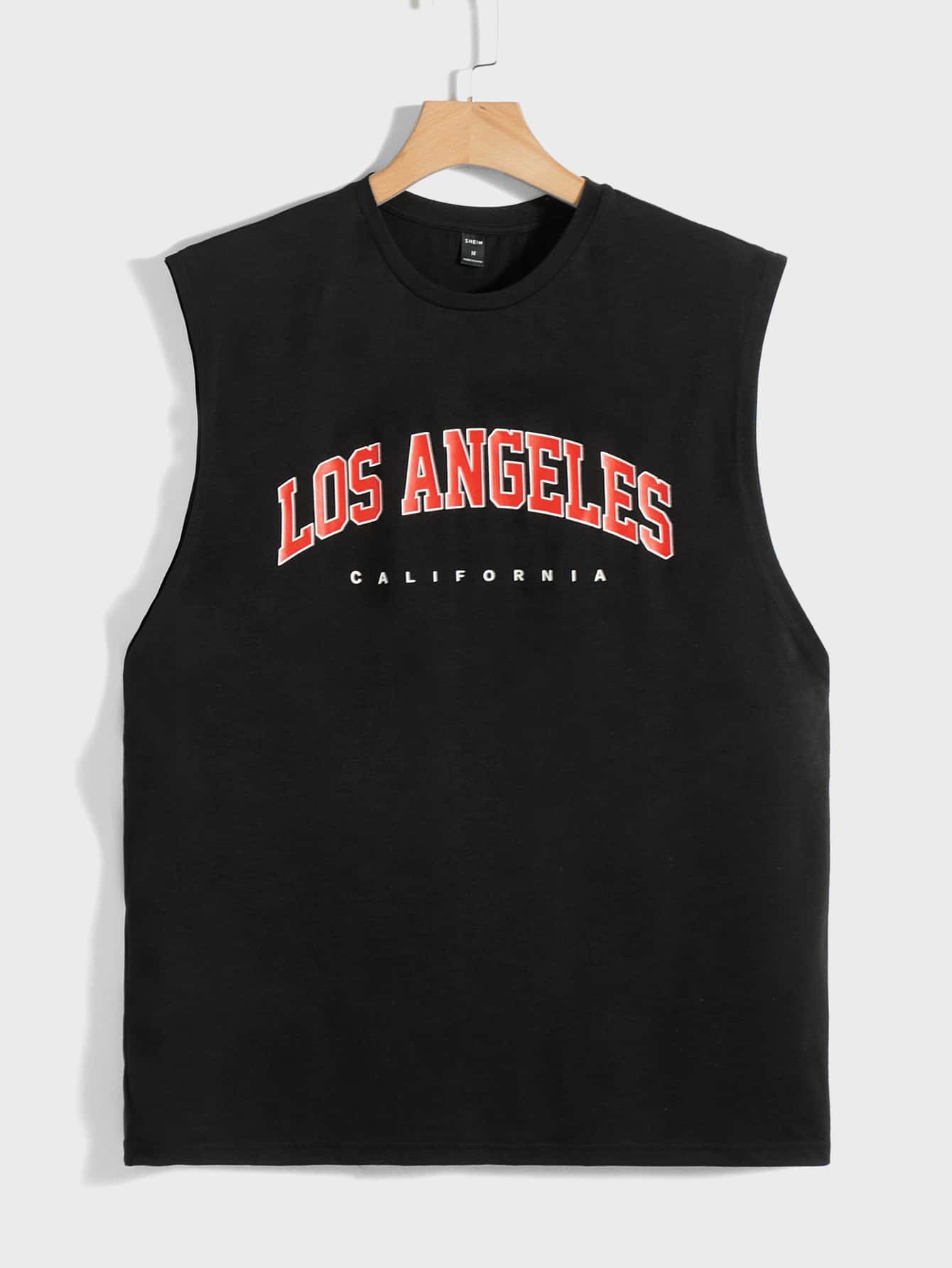 Manfinity RebelGame Men Letter Graphic Tank Top - Black - View 1
