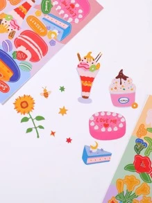 1入組隨機卡通DIY貼紙 - 彩色 - 查看 3