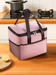 Bolsa térmica portátil - Rosa - Ver 2