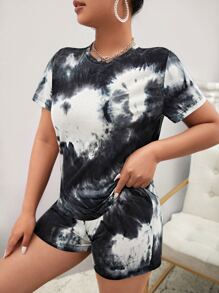 Muchica 紮染T恤和短褲 - 彩色 - 查看 4