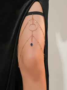 Chuỗi Đùi Bùa Sét Trang Trí Hình Bầu Dục - Nhiều màu - Xem 1