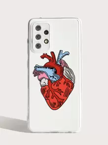 Heart Pattern Case Compatible With AirPods - Multicolor - View 2