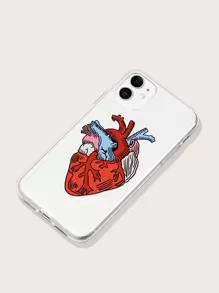 Heart Pattern Case Compatible With AirPods - Multicolor - View 4