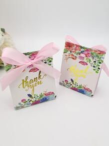 10pcs Flower Pattern Gift Bag - Multicolor - View 2