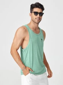 Manfinity BRENVOR Men Flamingo Print Tank Top