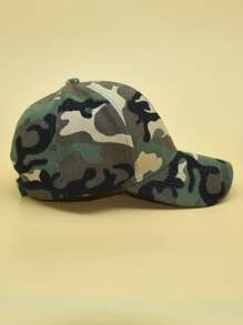 1 件装儿童休闲迷彩遮阳棒球帽，遮阳帽，适合春夏季 - 彩色 - 查看 4