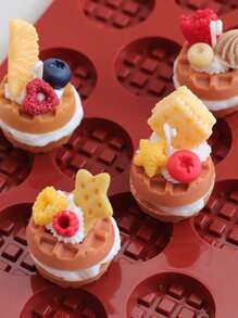 1 件异形蜡烛硅胶模具，小型香味蜡烛模具，适合 DIY - 咖啡棕 - 查看 3