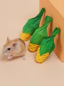 3 đồ chơi nhai thỏ Hamster, đồ chơi làm sạch răng - Nhiều màu - Xem 3