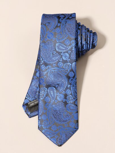 1 قطعة ربطة العنق زهرة الكاجو عارضة الأزياء