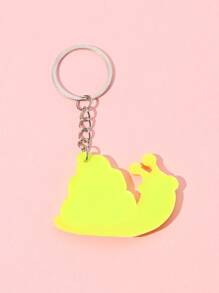 Snail Charm Keychain - Multicolor - View 3