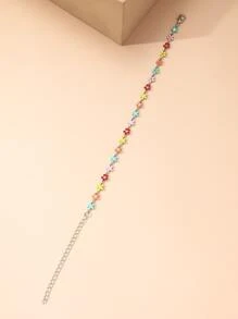 Vòng chân trang trí hoa đầy màu sắc - Nhiều màu - Xem 3