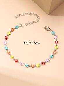 Vòng chân trang trí hoa đầy màu sắc - Nhiều màu - Xem 4