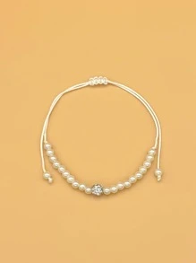 12 piezas/set Pulsera con diseño de diamante de imitación - Multicolor - Ver 3