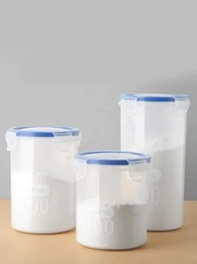 1 pieza frasco de plástico alimento almacenamiento - Multicolor - Ver 4