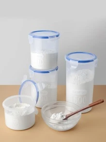 1 pieza frasco de plástico alimento almacenamiento - Multicolor - Ver 5