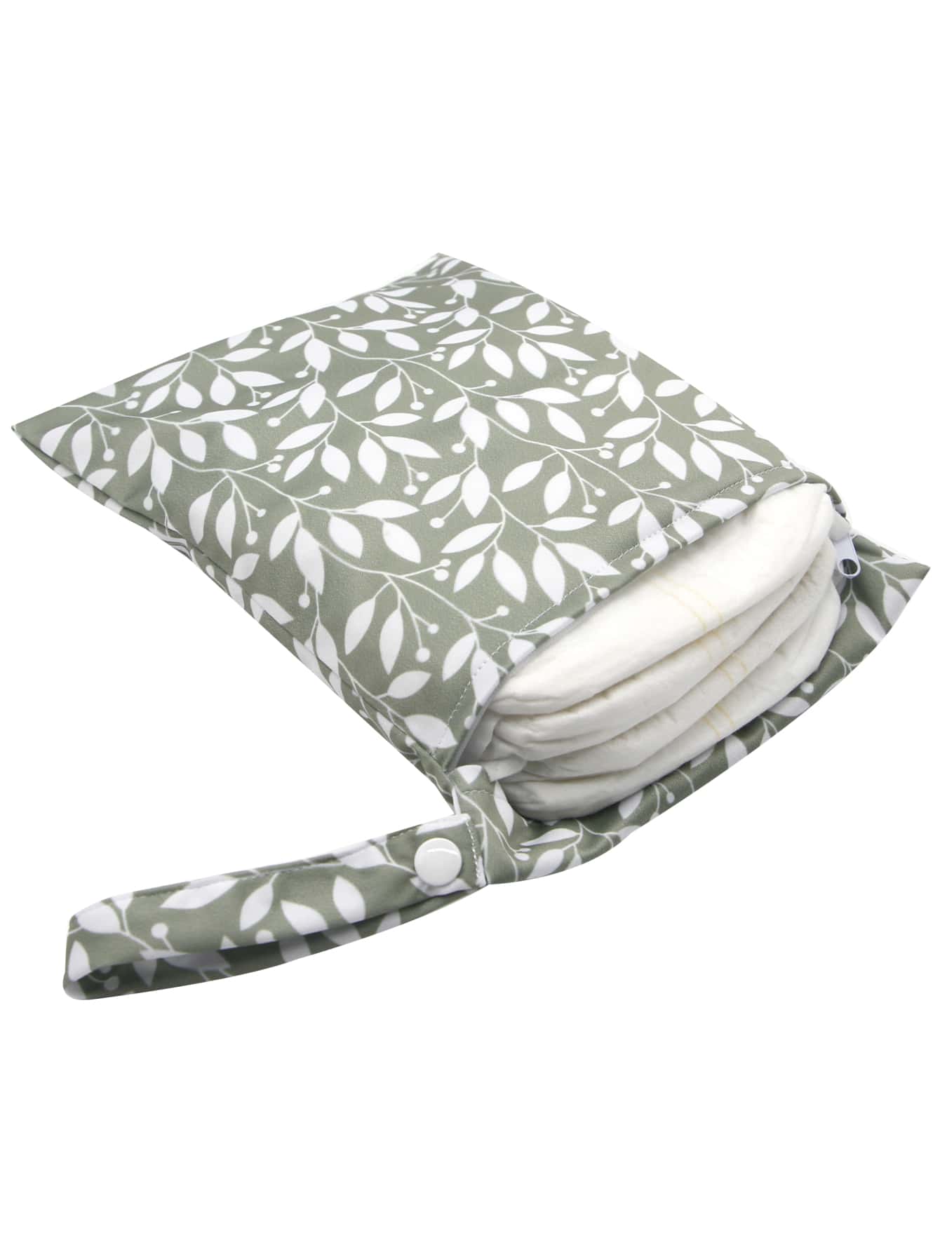 Leaf Pattern Diaper Bag - Multicolor - View 1