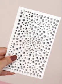 STARTTOOS 1張水鑽眼睛紋身貼紙 - 白色 - 查看 6