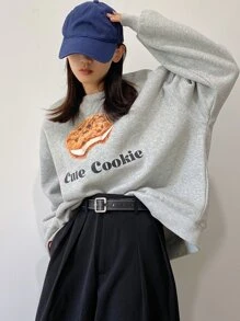 DAZY 針腳細節方形扣皮帶