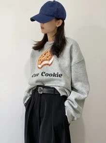 DAZY 針腳細節方形扣皮帶