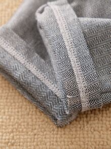 Yierying 小男童前蝴蝶結襯衫和背帶褲 - 彩色 - 查看 3