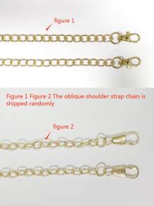 Quilted Wallet Phone Case With Chain Lanyard - Black - View 5