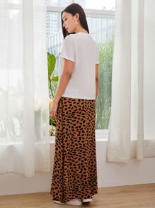 Mulvari Bộ thời trang Bất đối xứng Lá thư Giải trí - Nhiều màu - Xem 2