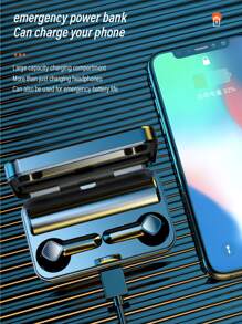 Mirror Screen Display Earphone