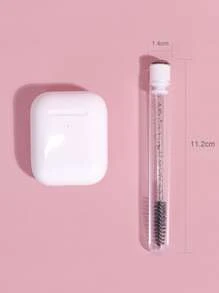 Portable Eyelash Comb Suitable For Daily Makeup, Great For Eyelash Grafting - Black - View 4