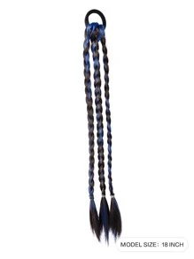 alicegarden Trenza de pelo sintético medio - Multicolor - Ver 2