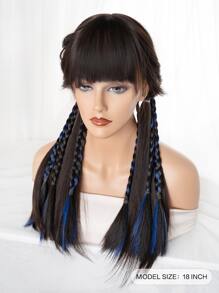 alicegarden Trenza de pelo sintético medio - Multicolor - Ver 4