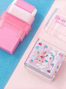 1入組隨機色滾輪橡皮 - 彩色 - 查看 3