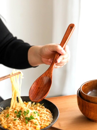 1入組木頭湯匙