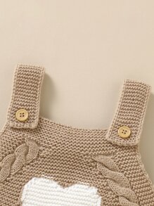 Áo len trẻ em Nút Tim Giải trí - Lạc đà - Xem 4